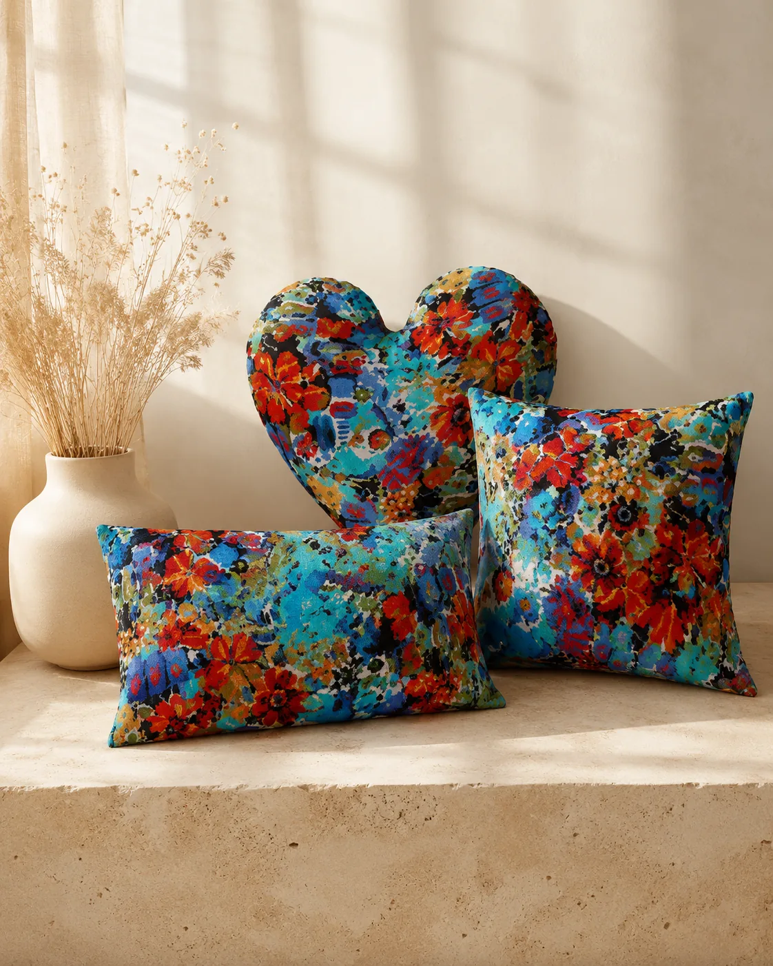 Coussins en wax ROSBRI DESIGN